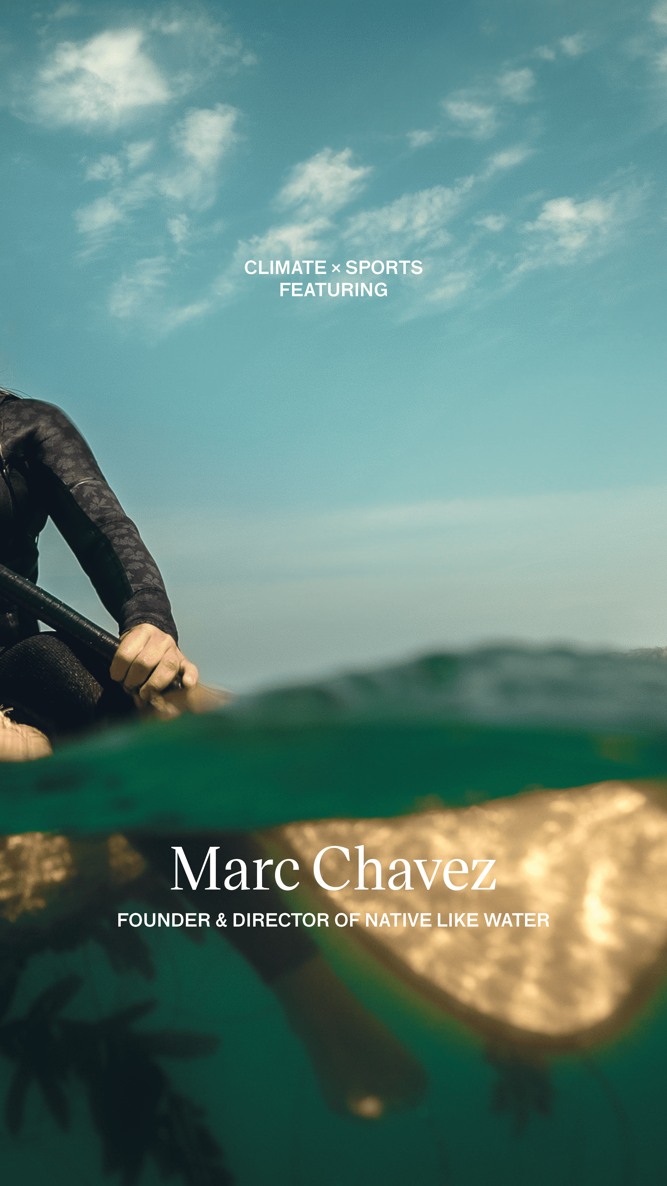 Climate x Sports featuring Babacar Thiaw